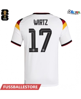 Günstige Deutschland Florian Wirtz #17 Heimtrikot WM 2026 Kurzarm